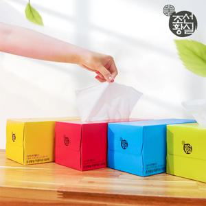 친환경 미용티슈 컬러팩 180매 x 4개