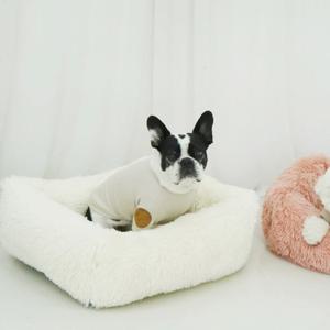케이러 강아지 사각 방석 애견 사계절 극세사 쿠션 꿀잠 침대