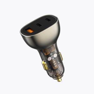 3포트 80W 차량용 충전기 시거잭 PD QC4.0 엠비언트 라이트