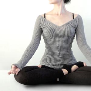 리얼요가워머 - 흘러내리지 않는 필라테스 니트워머, 운동할때 보온니트 요가복 발레코어룩