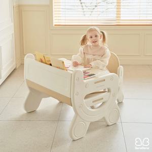 쁘띠 코니 유아 아기 테이블 와이드 빅 책상 의자 세트