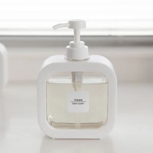 심플 화이트 펌프 디스펜서 리필용기 300ml 500ml
