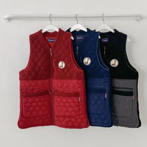 뽀글이누빔 앞치마 3color