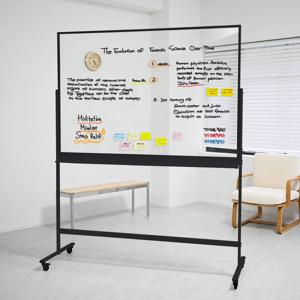 투명칠판 강화유리 자석형 글라스보드 이동식스탠드 세트