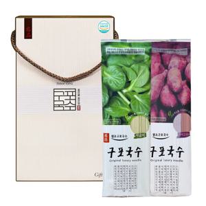 원조 오색  구포국수2종 (시금치+자색고구마)   국수선물세트