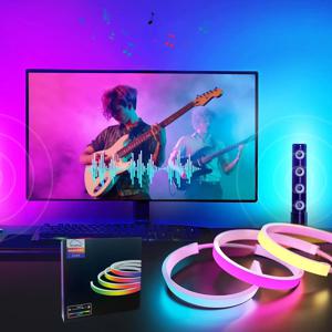 스카이디모 엠비박스 라이트 PC 모니터 라인 간접조명 붙이는 LED 줄조명