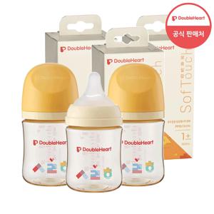 3세대 160ml 헤리티지 싱글 트리플팩(젖병 3개+젖꼭지S 3개)
