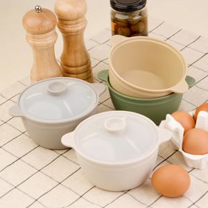 국산 실리콘 계란찜기 전자레인지 냄비 용기 라면용기 찜기(500ml) 4color