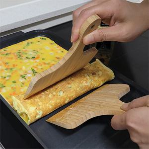 대나무 다기능 주걱 계란말이 뒤집개 2개입