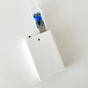AA건전지 크리스마스 USB 조명 5V 전원공급 배터리 케이스