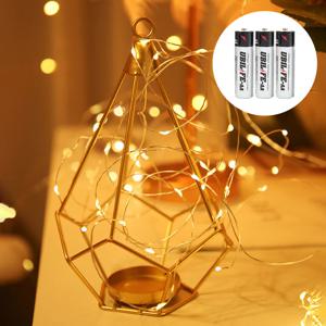 LED 와이어 줄 조명 크리스마스 트리등 캠핑 와이어 전구 (AA건전지)