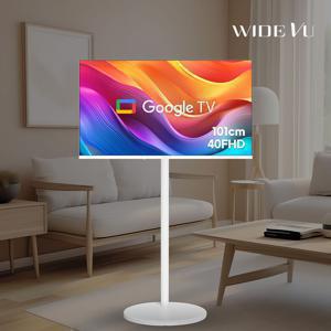 화이트에디션 구글스마트 101cm(40인치) FHD TV 와이드무빙뷰 삼탠바이미 거치가능