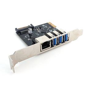 NEXT-409LU3 USB3.0 확장 3포트 PCI-E 기가랜카드