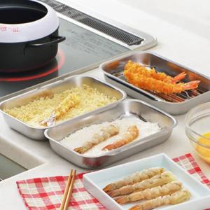 요시카와 스텐레스 뚜껑연결바트+기름빠짐망(6P세트) 튀김바트