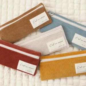 소프트 코듀로이 펜슬케이스 5color