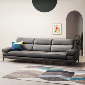 루이즈 4인 천연면피 소가죽소파 2type 10colors