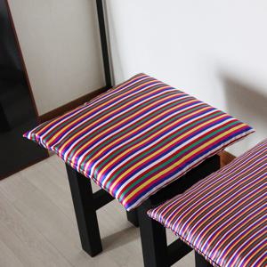 8mm 색동 방석&쿠션커버 45x45