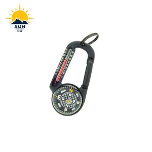 카라비너 나침반 온도계