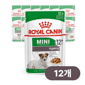 독 미니 에이징12+ 파우치 85g x 12개
