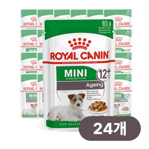 독 미니 에이징12+ 파우치 85g x 24개