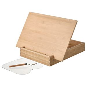 솔포겔 탁상용 이젤+팔레트+스패출러 (보관함겸용)