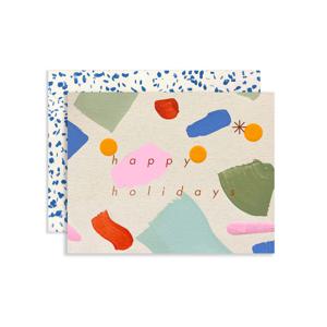 Holiday Confetti Card 크리스마스 아트 카드