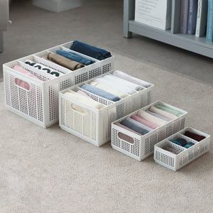 효율적인 공간활용 접이식 칸막이 바스켓(중)