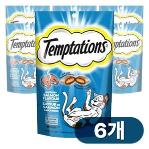 템테이션 담백한 연어맛 75g x 6개