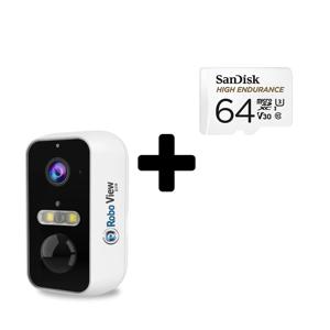 로보뷰 S5 홈 IP 카메라 CCTV 무선 배터리 500만화소 64GB