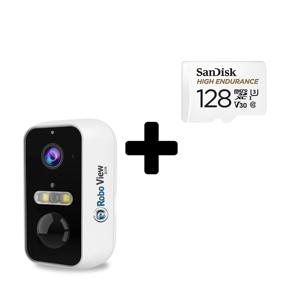 로보뷰 S5 홈 IP 카메라 CCTV 무선 배터리 500만화소 128GB
