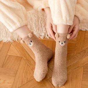 수면양말 보온양말 임산부 산모 수족냉증 곰돌이양말