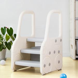 3단 유아 발디딤대 손잡이 아기발판 세면대 화장실 발받침대