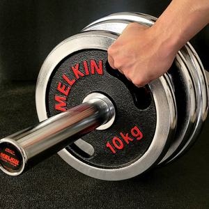 [리퍼] 멜킨 바벨원판 역기 데드리프트 크롬 경량 30mm 2.5kg 2개