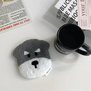 슈나우저 터프팅 코스터 Schnauzer Coaster