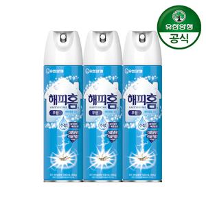 해피홈 에어로솔 수성 무향 500ml 3개