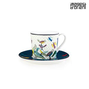 티머그 찻잔 Birds of Paradise 210ml 4Sets / POR-313224