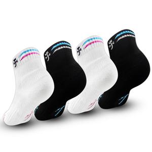 여성용 압박쿠션 헤더 단목양말 4족 묶음 CSW-126