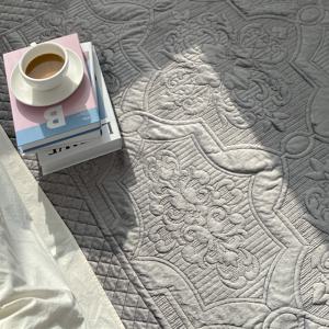 크리스 극세사 카페트 거실 패드 사각 카페트 러그(3colors,3sizes)