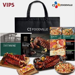 버라이어티 선물세트 1호(오리지널폭립 1개+스파이시폭립 1개+피자 2종+볶음밥 2종)