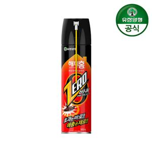 해피홈 바퀴제로 에어로솔 500ml 1개 / 빈대 벼룩 살충제