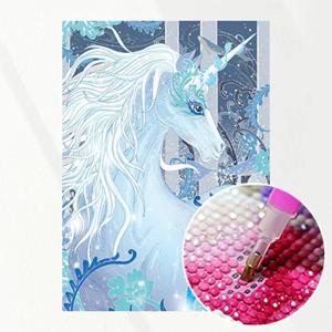 4+1 DIY 보석십자수 유니콘 패브릭 원단형 비즈 큐빅 십자수 집순이 임산부 취미