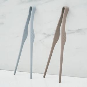 브로니 국산 프리미엄 실리콘 고기 파스타 요리 핀셋집게 2color