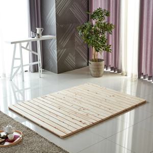 편백나무 원목 접이식 매트리스 깔판 저상형 침대 프레임 6size