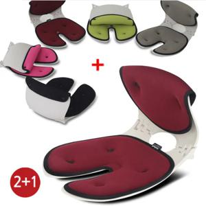 2+1세트 바른자세 허리교정 등받이좌식 오리백의자 7colors