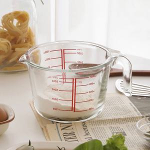 내열강화유리 손잡이 계량컵 1L (1000ml)