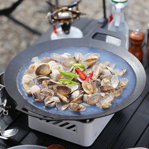 IH 인덕션 캠핑 코팅 멀티 그리들 불판 바베큐그릴 XL 사이즈 40cm