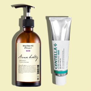 여성 여자 문제성피부 스킨 300ml 세븐틱 알부틴5% 50ml 강력 크림 2종세트