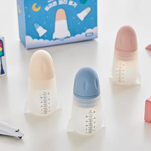 실리콘 로켓 물약병 아기 약통 3개입 세트