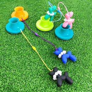 파크골프티 풍선강아지 티걸이포함 4개세트 실리콘티 파크골프용품선물