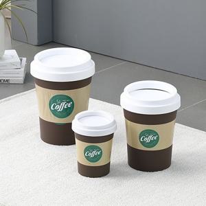 웰이즈 인테리어 커피컵 스윙 휴지통 3size